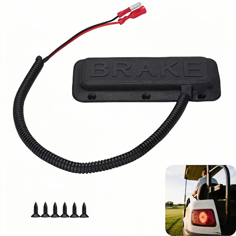 GENOUR Universal Golf Cart Brake Light Switch - Compatible with Club Car, EZGO & Yamaha Models | Brake Pad Replacement | Golf Cart Brake Lights