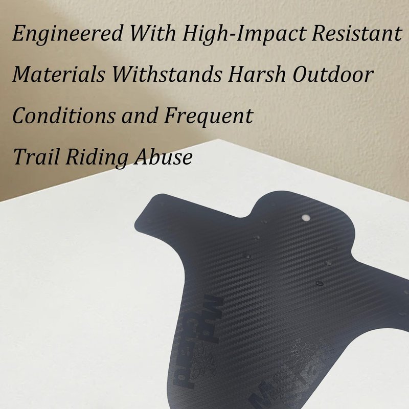 Runseaway 2Pcs Mountain Bike Fenders Front Rear Mudguard Set Compatible 26" 27.5" 29" Fat Tire MTB Mud Guards Adjustable Bicycle Frame Protection (Black)