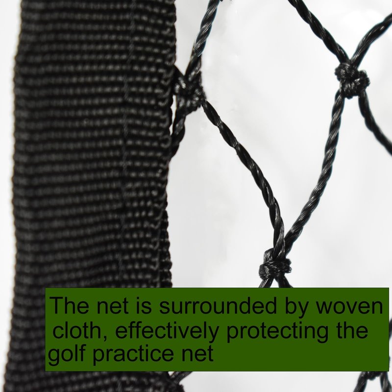 ASENVER Black Golf Barrier Netting Multifunction Sports Netting High Impact Net (10 X 3 FT)