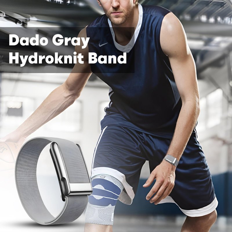 DADO Multi-Pack Wrist Bands Compatible with Whoop 5.0, Peak, One & Life MG – Hydroknit Nylon, Sport Silicone, Premium Nylon – Replacement Straps with Hook, Clasp, Quick Link Slider (Modern)