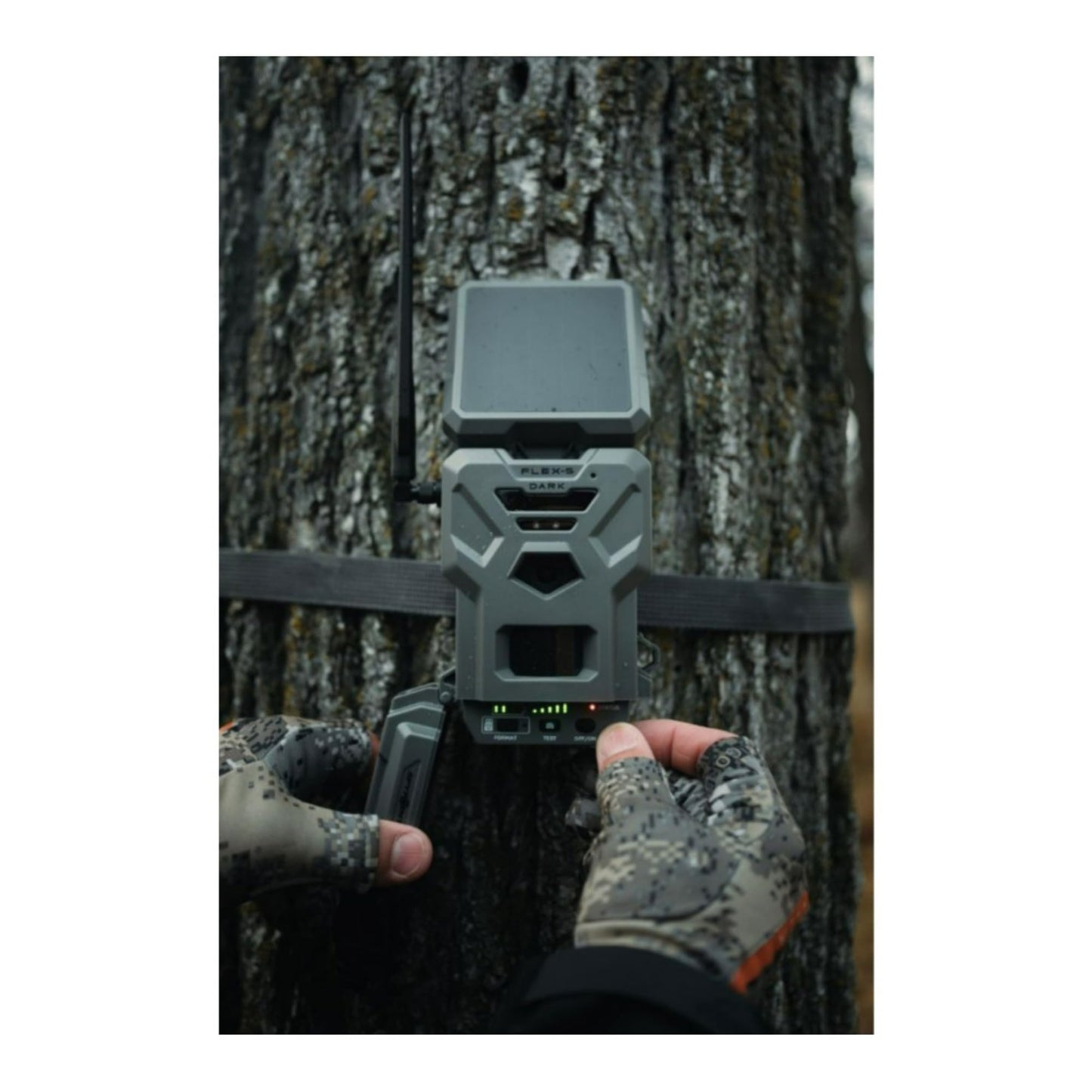 SPYPOINT Flex-S Dark Cellular Trail Camera with Solar Panel Dual SIM and 32GB MicroSD Card (2-Packs)