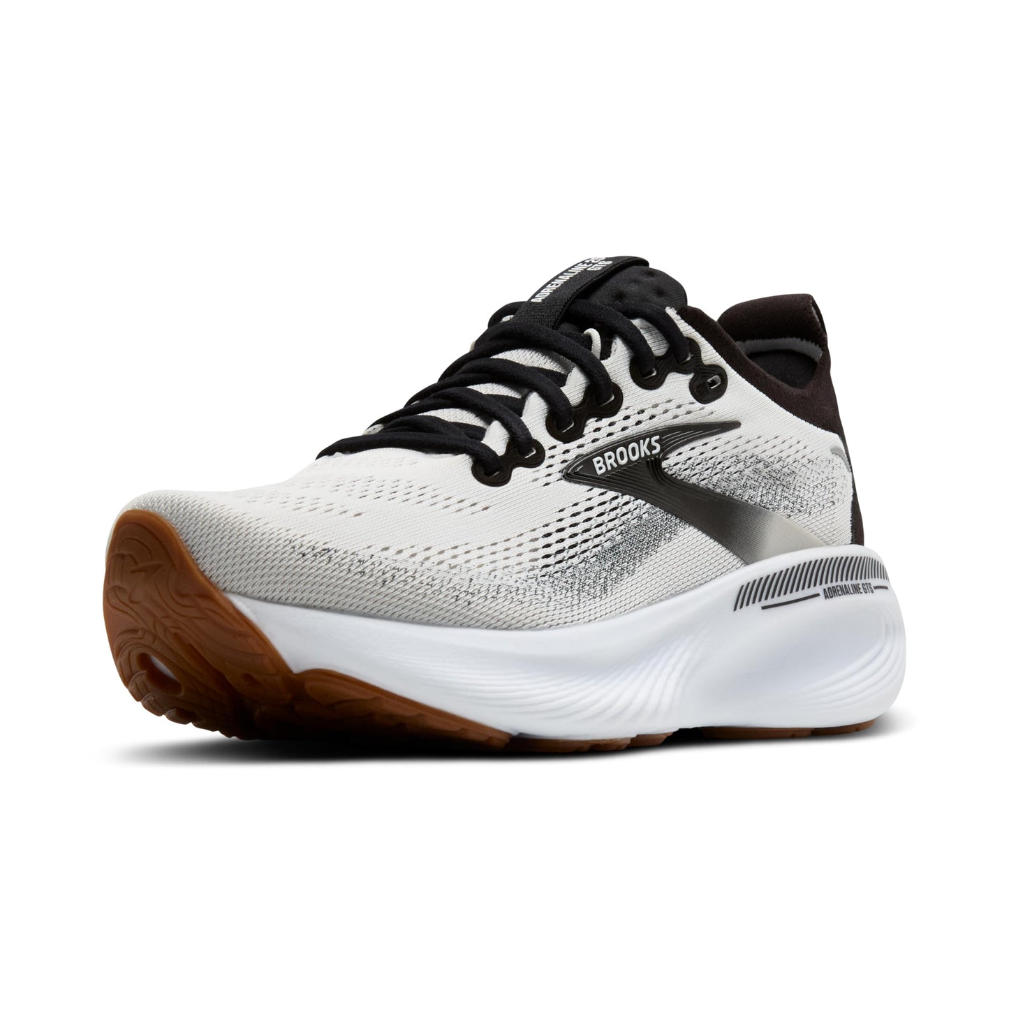 Brooks Women’s Adrenaline GTS 25 Supportive Running & Walking Shoe - White/Black/White - 10 Wide