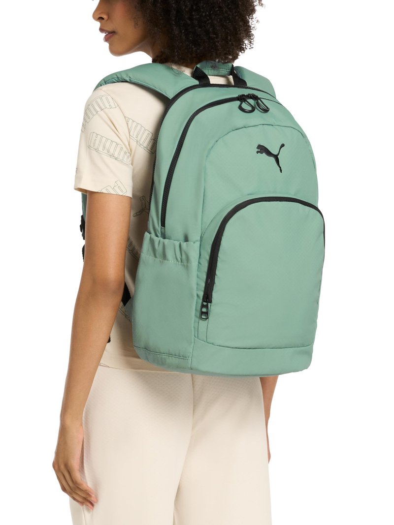 PUMA Women's Stellar Backpack with Luggage Strap, Padded Adjustable Straps & Water Bottle Pockets, Black, One Size