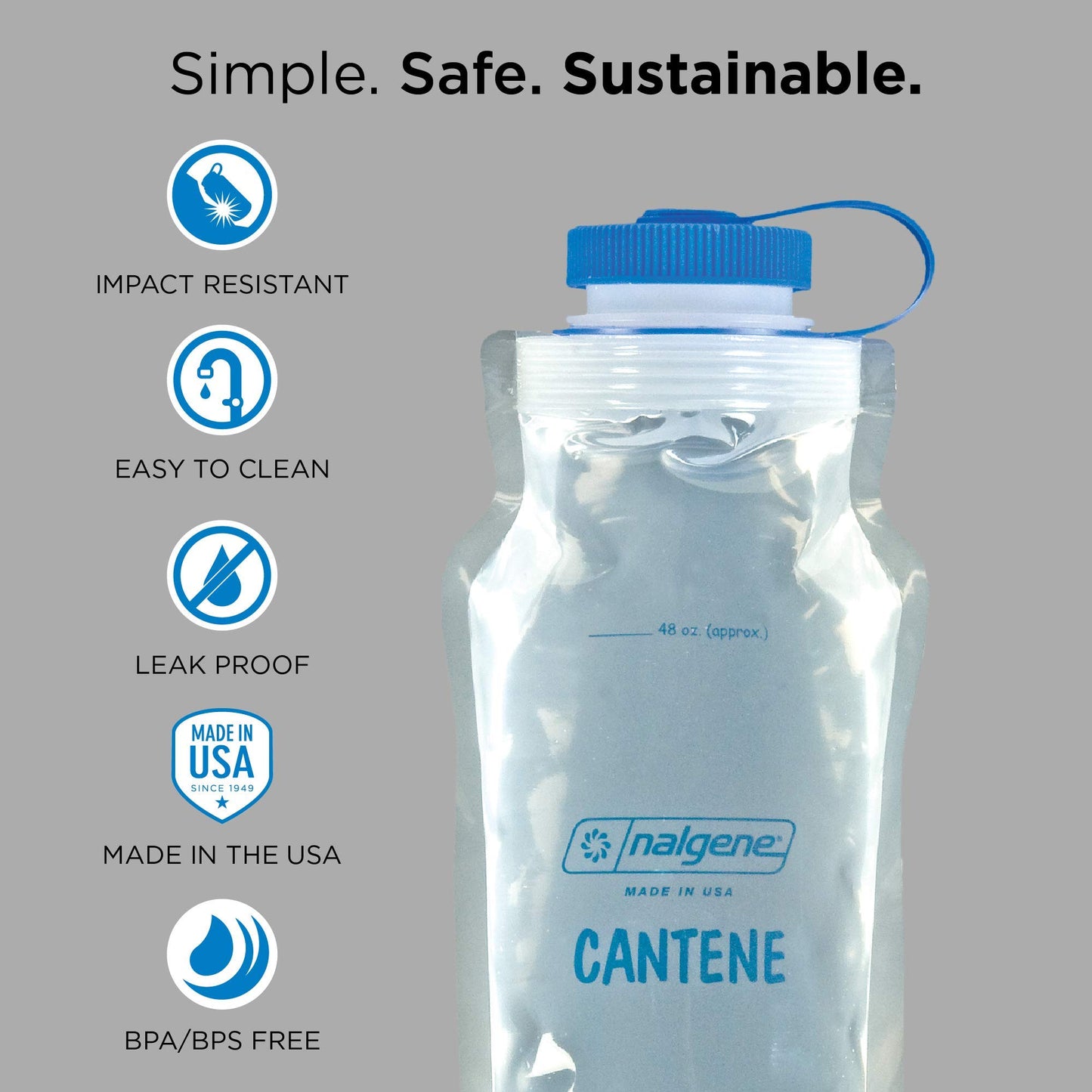 Nalgene Wide Mouth Cantene (32-Ounce)