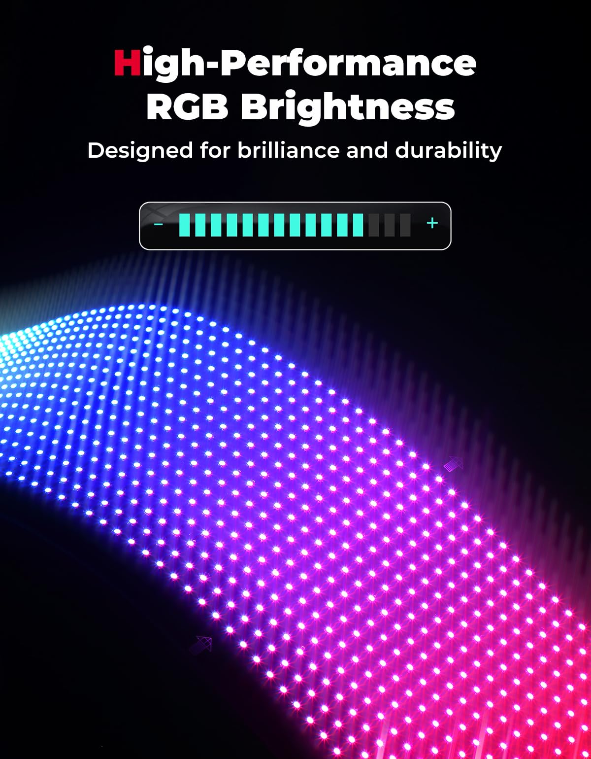 KEMIMOTO Flexible LED Digital Display Screen, Programmable Eye Light for Car Windshield with Remote & App Control, Portable LED Sign for Golf Carts, Festivals, Bars, Home Decorations, Sports Events