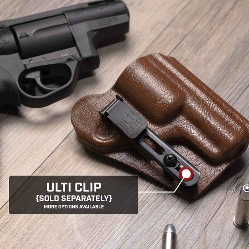 Tulster RATH IWB Kydex Revolver Holster fits: Kimber K6S 2" .357 Magnum | Ambidextrous Inside The Waistband Appendix Concealed Carry