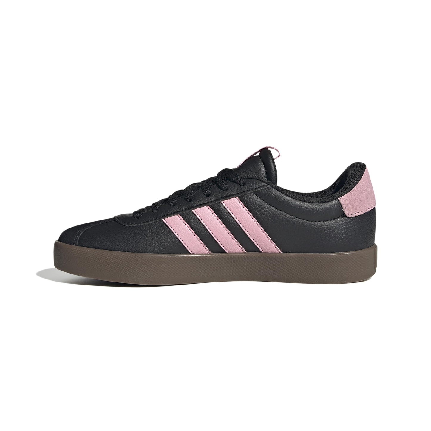 Adidas Women's VL Court 3.0, Black/Black/Gold Metallic, 5.5