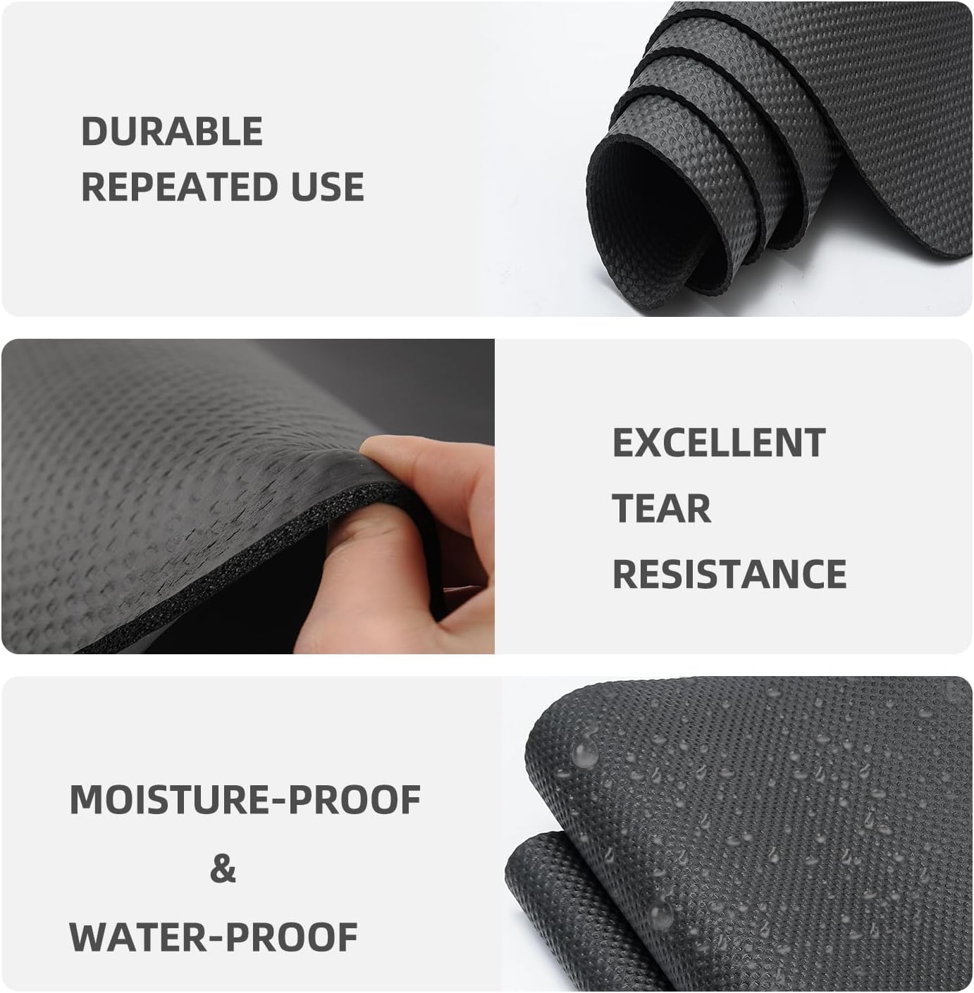 Treadmill Mat - Exercise Equipment Pad for Peloton & Elliptical | Durable Folding Design for Indoor Use