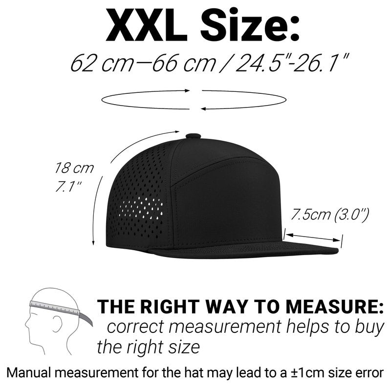 XXL Hats for Men Big Head,Large Snapback Oversized Baseball Cap Trucker Golf Hat