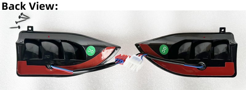 Dr.Acces Golf Cart LED Taillights for Club Car precedent Taillight tail light 2004-Up and Tempo 2018-Up Models