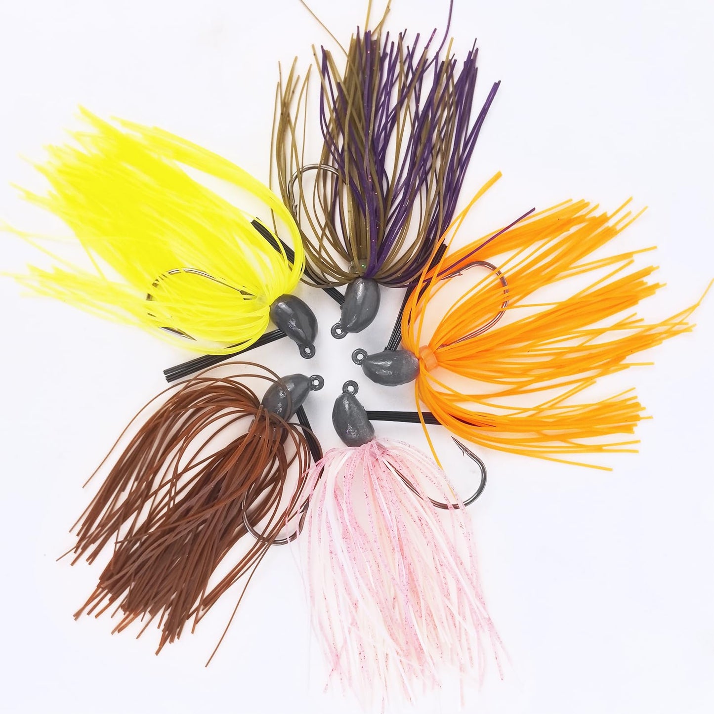 LUREBITE Weedless Football Jigs for Bass Fishing