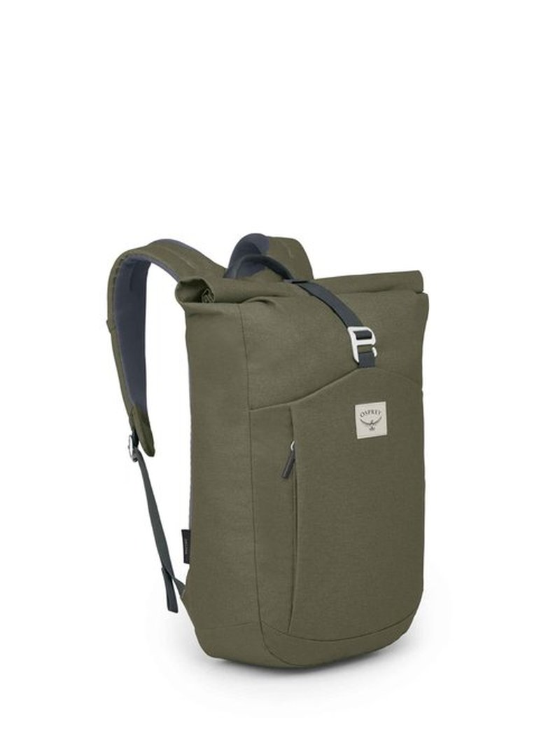 Osprey Arcane Roll Top Commuter Backpack, Earl Grey Heather