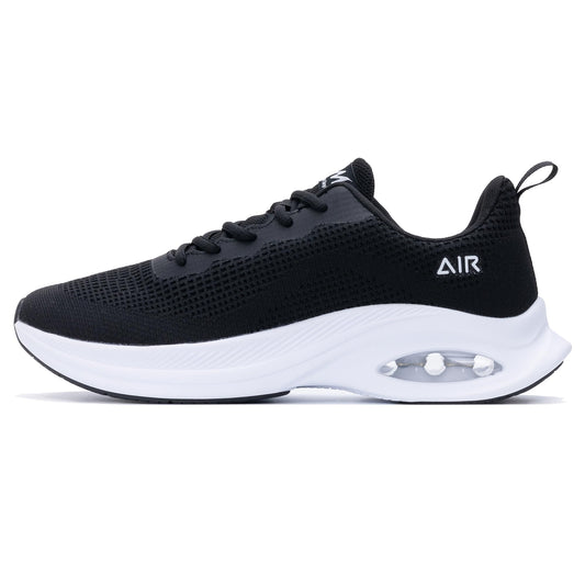 Autper Mens Air Running Shoes Lightweight Athletic Tennis Walking Sneakers Workout Footwear for Sports Gym Jogging Black US 8