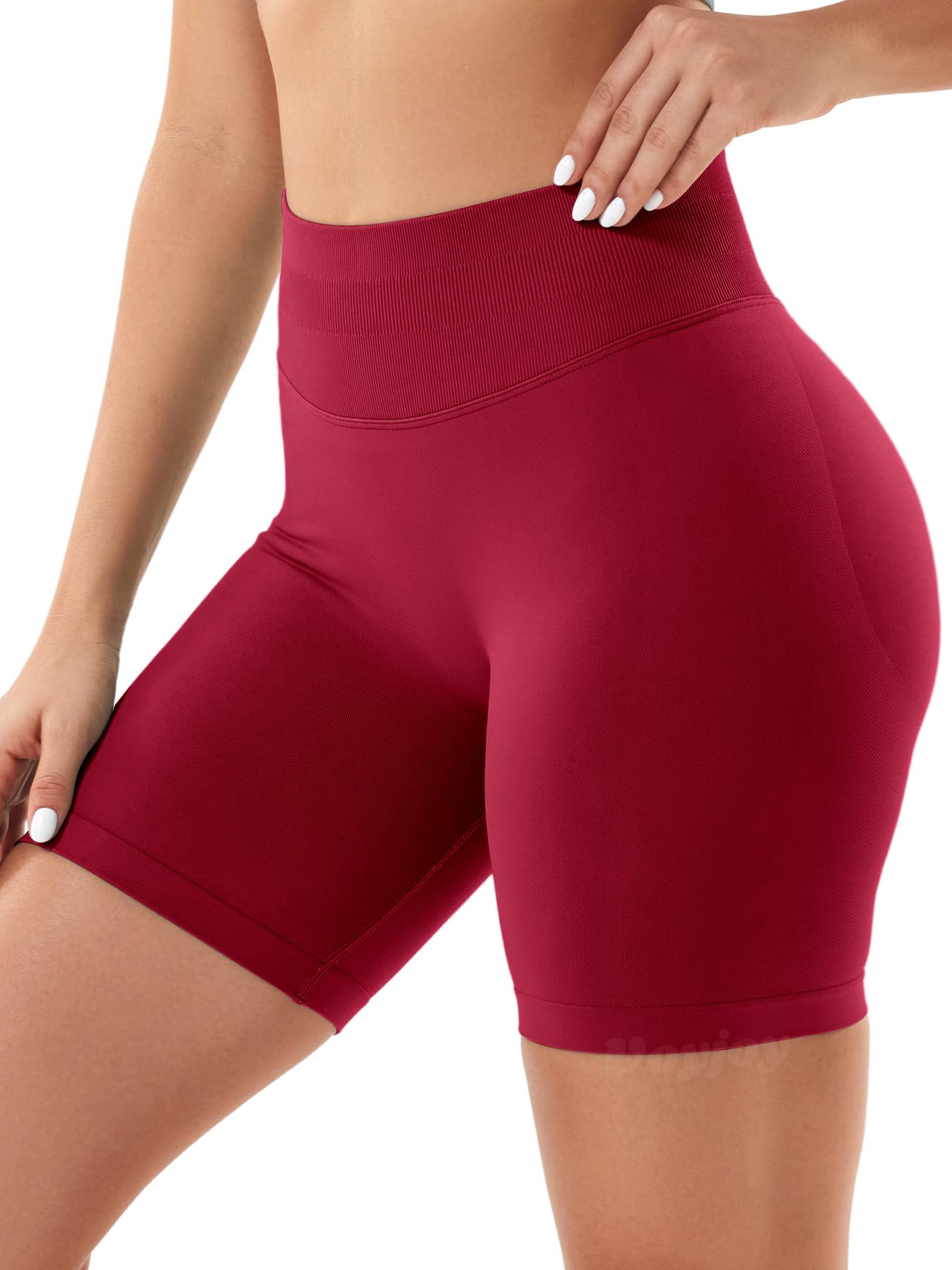 VOYJOY Women Workout Impact Shorts 2.5"/ 3.6"/ 4.5"/ 6" Scrunch Butt Lifting Gym Seamless Booty Biker Shorts