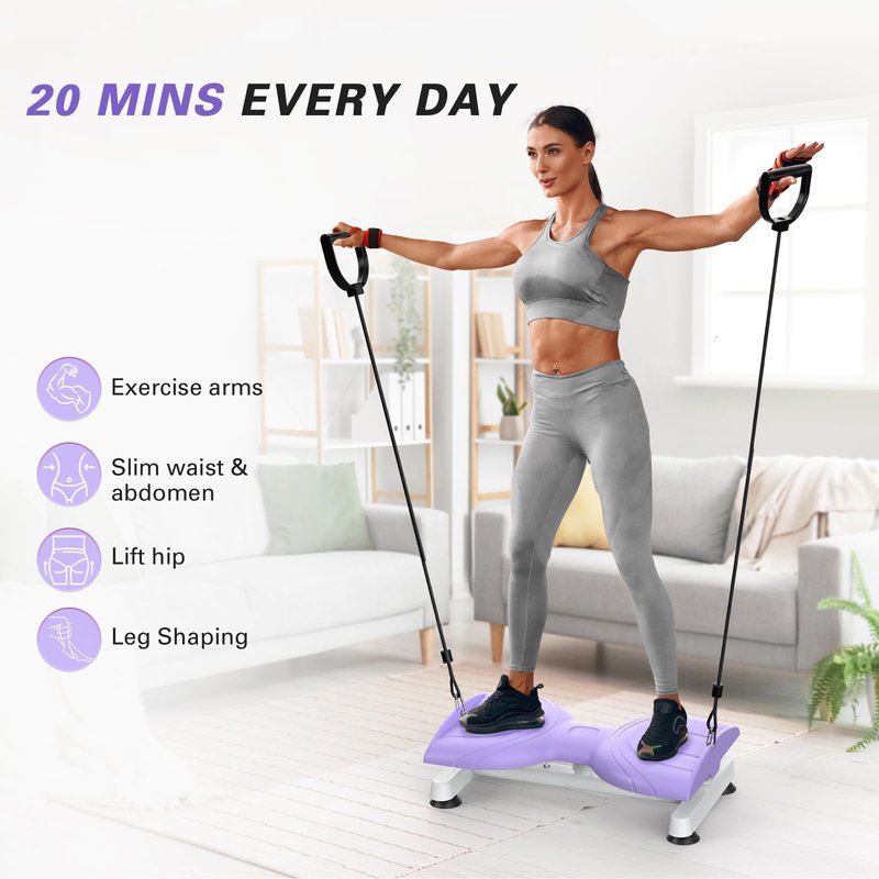Waist Twister Machine Exercise for Women, AB Twist Board with 20dB Ultra-quiet, Abs Workout for Slim Waist and Core, Anti-Slip Home Gym Fitness Equipment