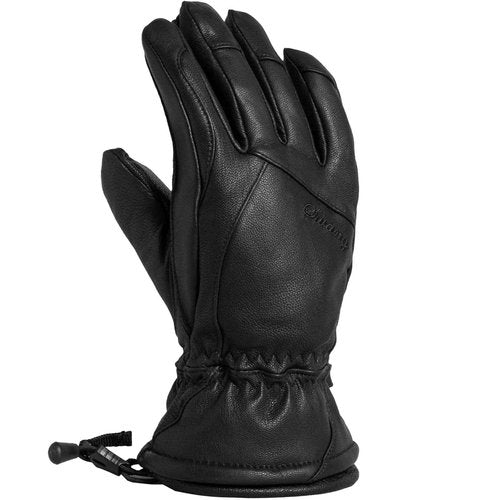 Swany Womens La Posh Leather Gloves, Black, Medium