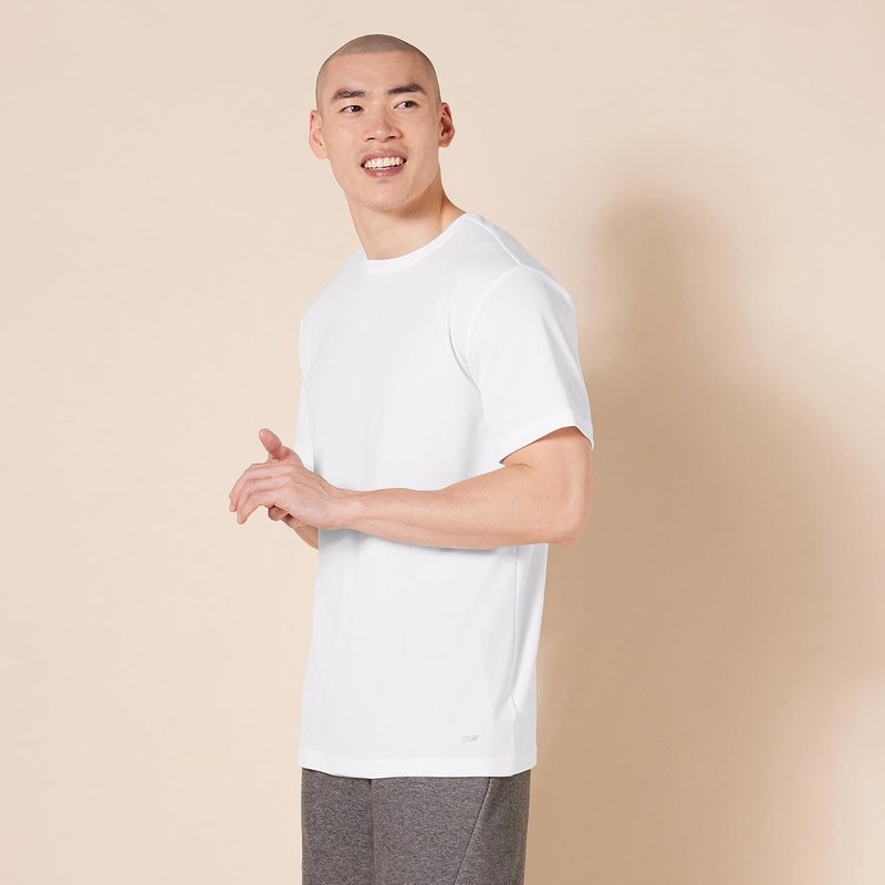 Men's Moisture-Wicking Active Performance Tech Gym T-Shirts - Breathable Fabric | Pack of 2