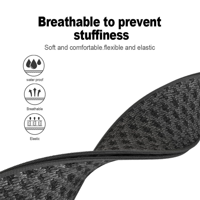 Pashm Stretchy Bands Compatible with Whoop 4.0 for Women Men, Adjustable Sport Comfort Nylon Stretchy Elastic Braided Wristbands for Whoop 4.0 Wearable Health, with U Shapped Connector