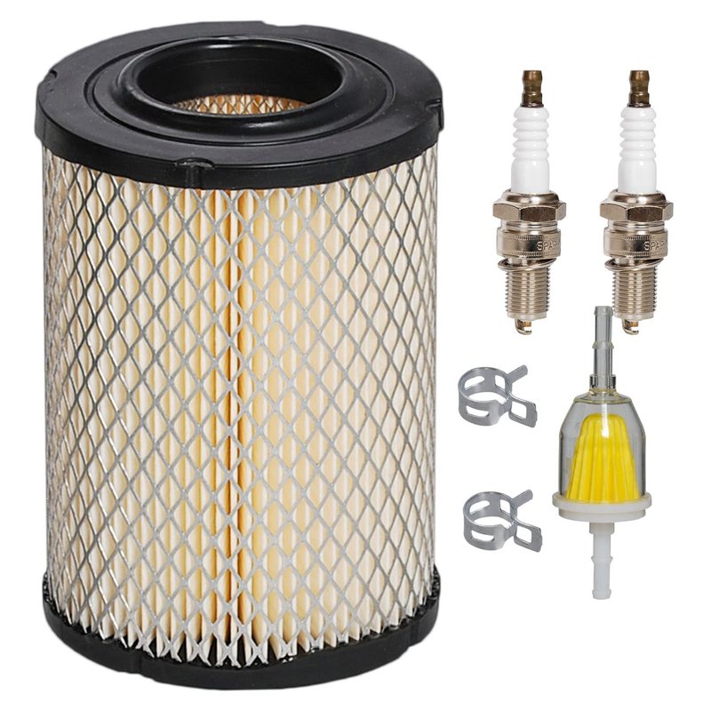 HIFROM Air Filter Fuel Filter Spark Plug Tune Up Kit Compatible with Club Car 84-91 Ezgo Club Gas Golf Cart 1012506 1013379 14416-G1 100-069 29131-88 AM100137