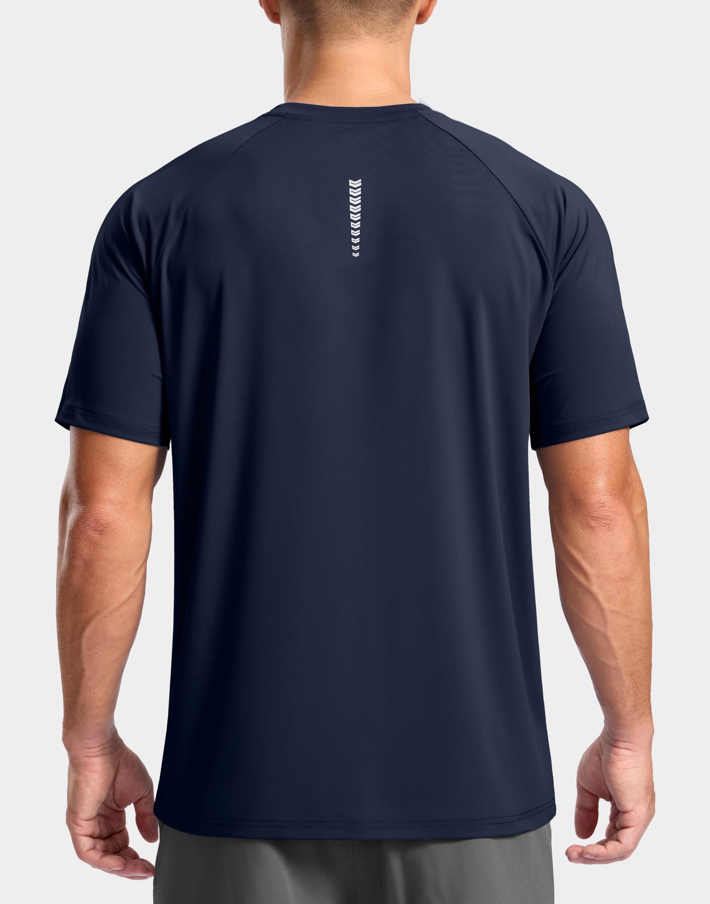 G Gradual Men's Athletic Workout T-Shirts Moisture Wicking Cooling Running Shirts Short Sleeve Performance Tee for Gym Tennis(Navy,XXL)