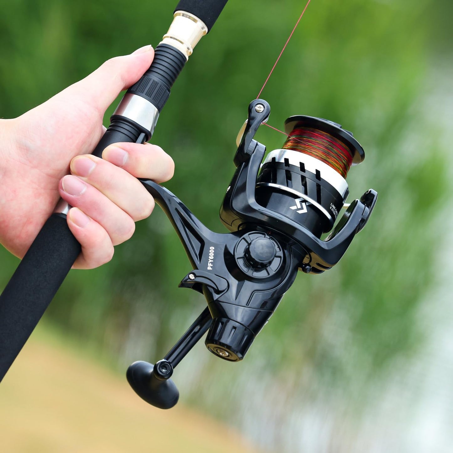 Freshwater Spinning Fishing Reel - 5.0:1 Gear Ratio, 22LB Max Drag, Carbon Fiber & CNC Aluminum Spool | Series 3000-7000
