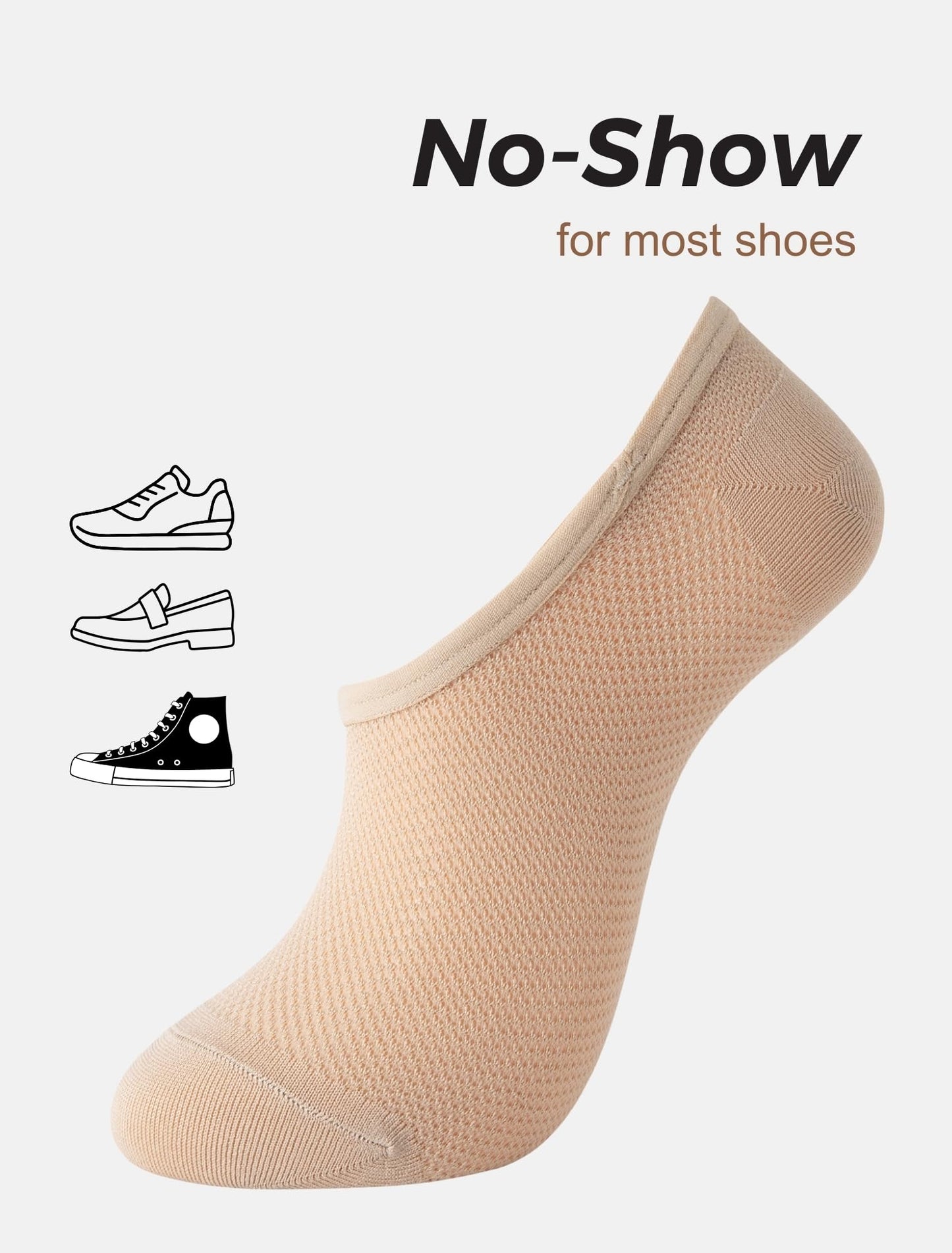 Soxbang 10 Pairs No Show Socks Womens, Athletic Casual Lightweight Thin Sock Low Cut Ankle Sock for Sneakers/Tennis Shoes/Slip On