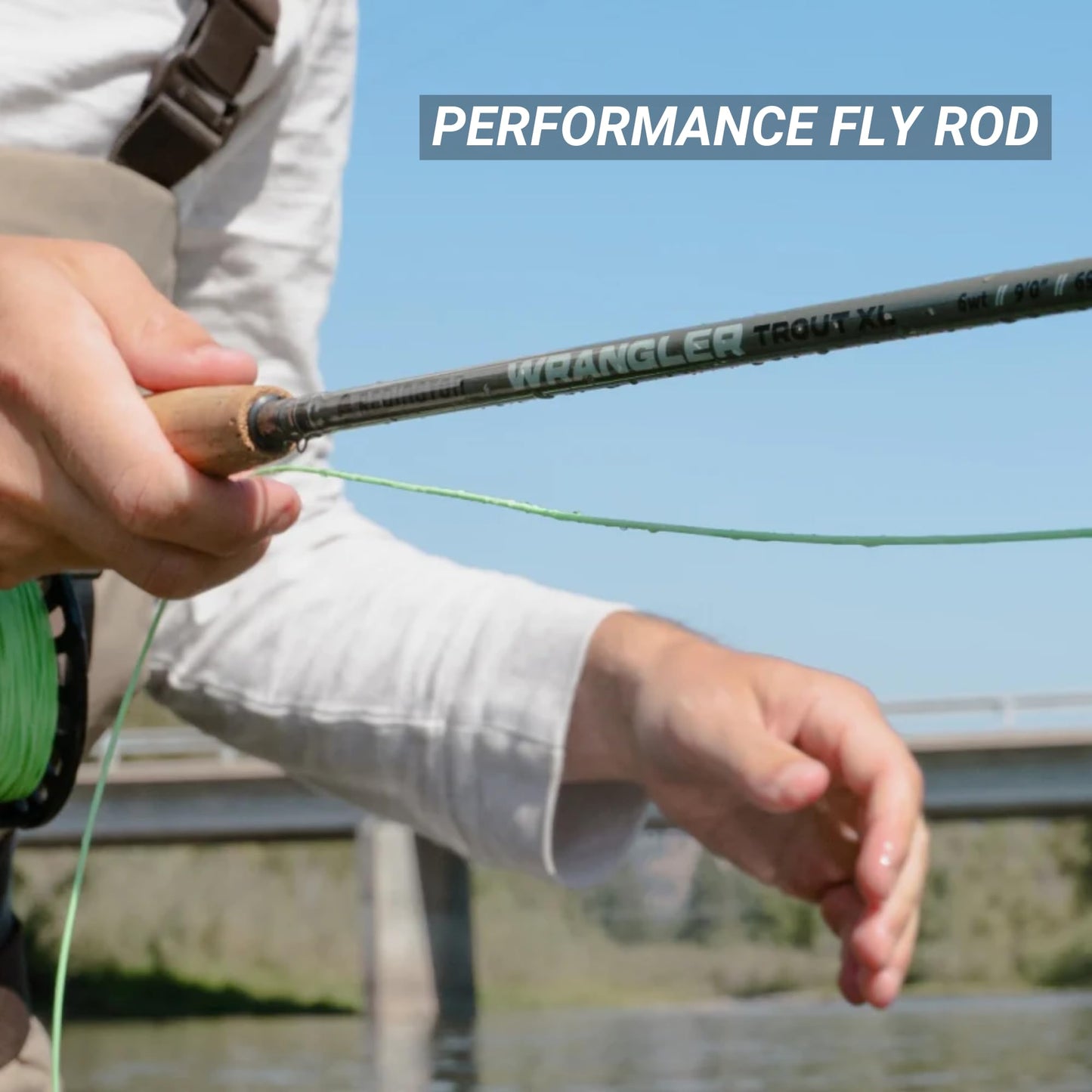 Redington Wrangler Trout Fly Fishing Kit, 5 Weight 9 Foot Rod, Crosswater Reel, Fly Line, Leader, & Carrying Case