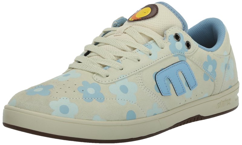 Etnies Windrow X Leon Karssen – Collab Skate Expression, Unique Artwork, Reinforced Cupsole, Cushioned Feel, Everyday Wear - Floral - 11.5