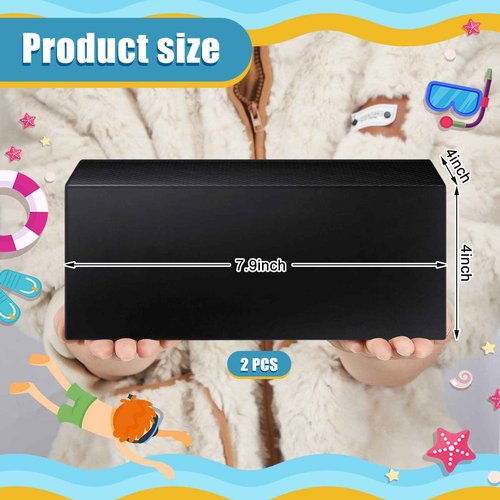 10 Lbs Diving Brick Swimming Pool Dive Brick Rubber Diving Brick Safety Water Brick Diving Weight for Strength and Rescue Training Lifesaver Equipment Summer Swimming Pool Safety Accessories (2 Pcs)
