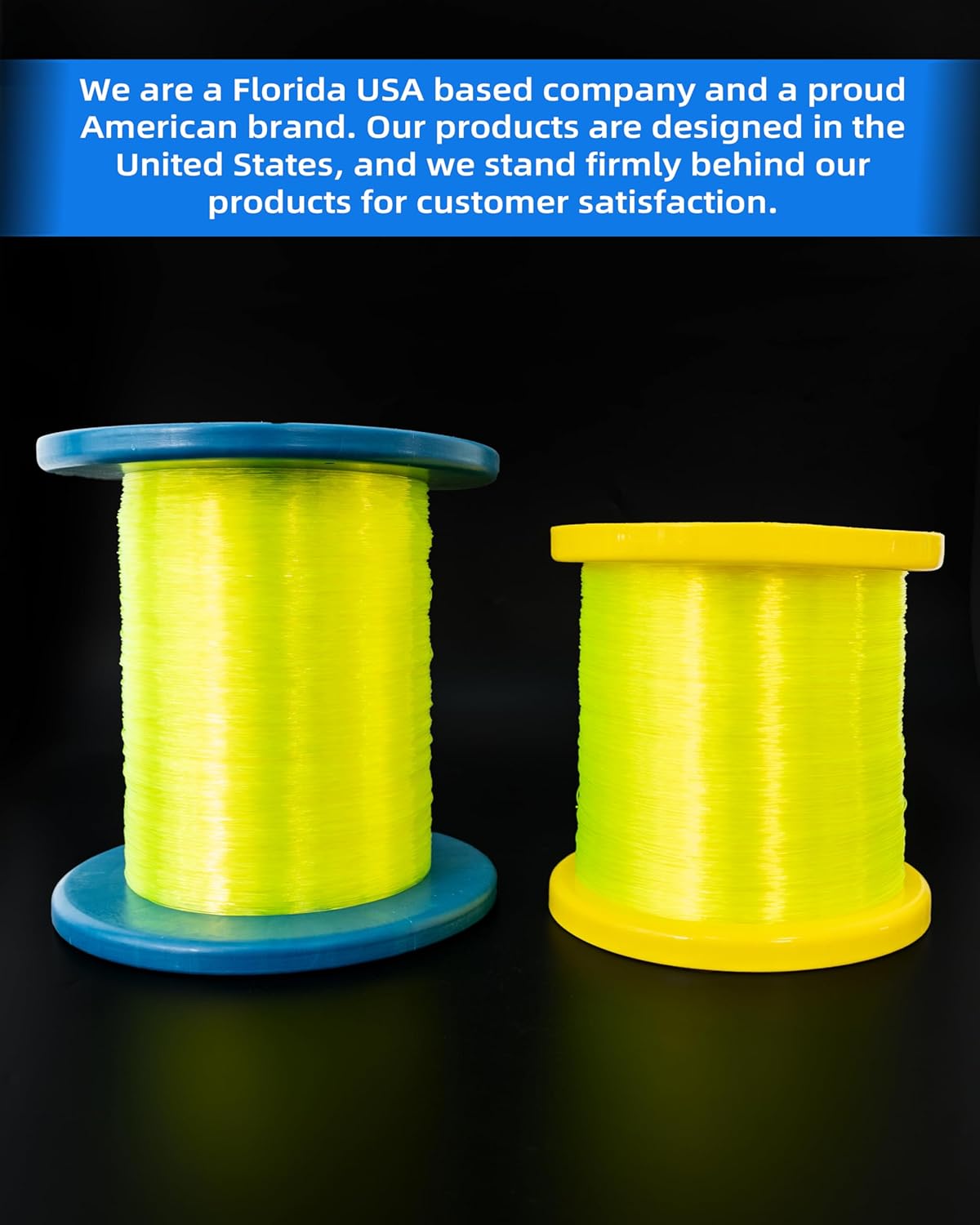 Monofilament Fishing Line - Clear Thin Diameter Fish Wire | 6-400 lbs, 50-3000 Yards