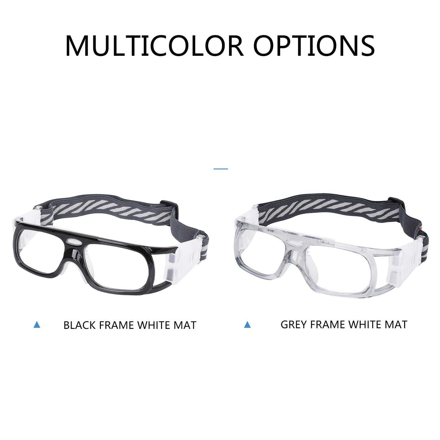 SooGree Men Basketball Glasses.Soccer Football Sport Protective Eyewear Safety Goggles,Sports Glasses with Replaceable Lens
