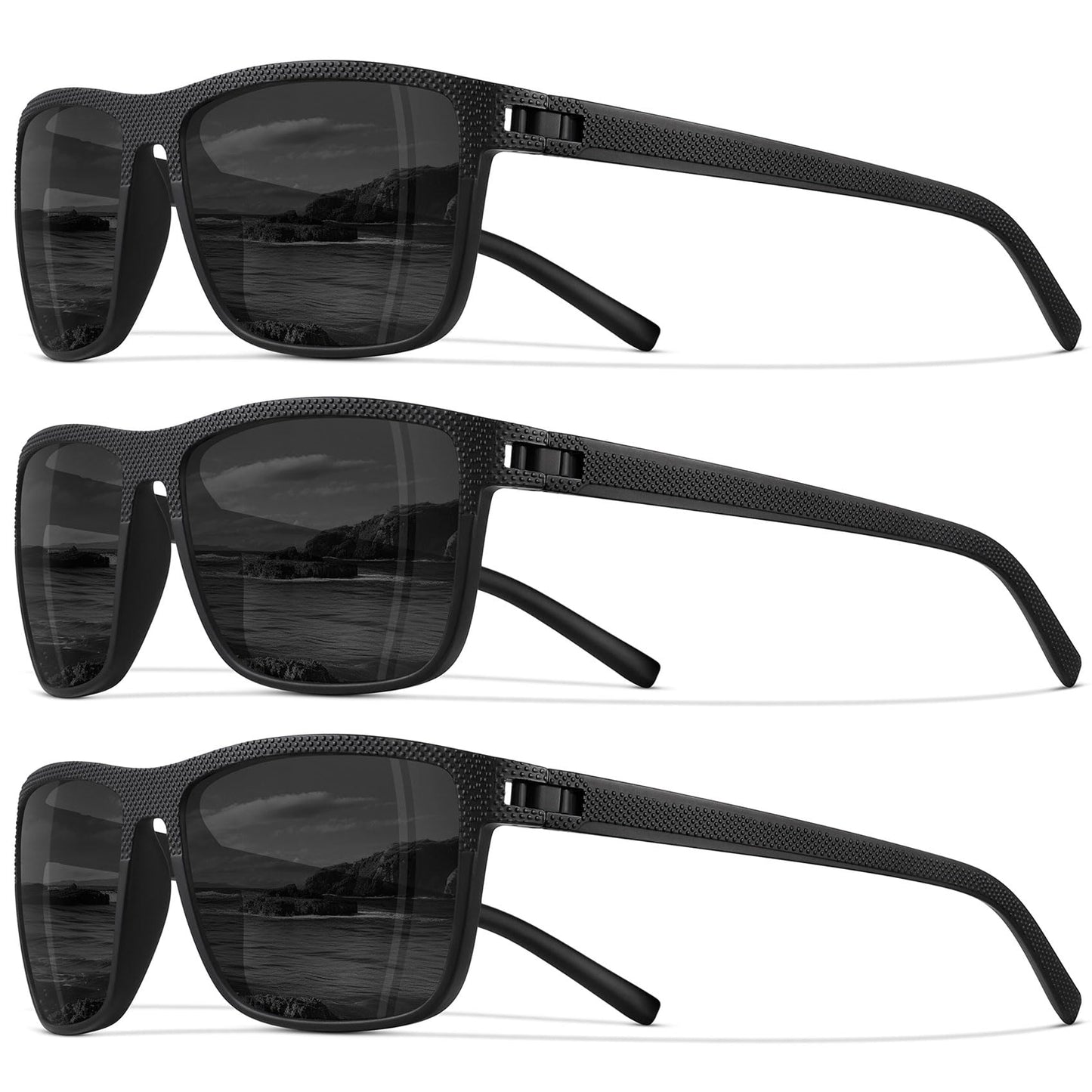 STORYCOAST Polarized Sunglasses for Men Women Classic Square Sports Fishing Running Golf Sun Glasses UV Protection