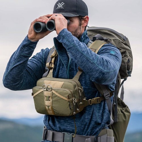 VOTAGOO GEAR Fishing Chest Pack, Fly Fishing Bag for Men and Women, Tackle and Fly Boxes Storage Pack, Hunting Binocular Pack