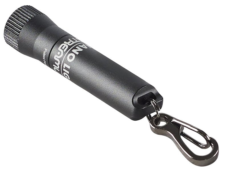 Streamlight 73020 Nano Light II 20-Lumens Miniature Keychain LED Flashlight with AAAA Alkaline Battery, Black