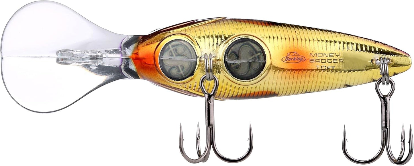 Berkley Money Badger Fishing Hard Bait - Durable Lure for Freshwater & Saltwater | 3.5" Size