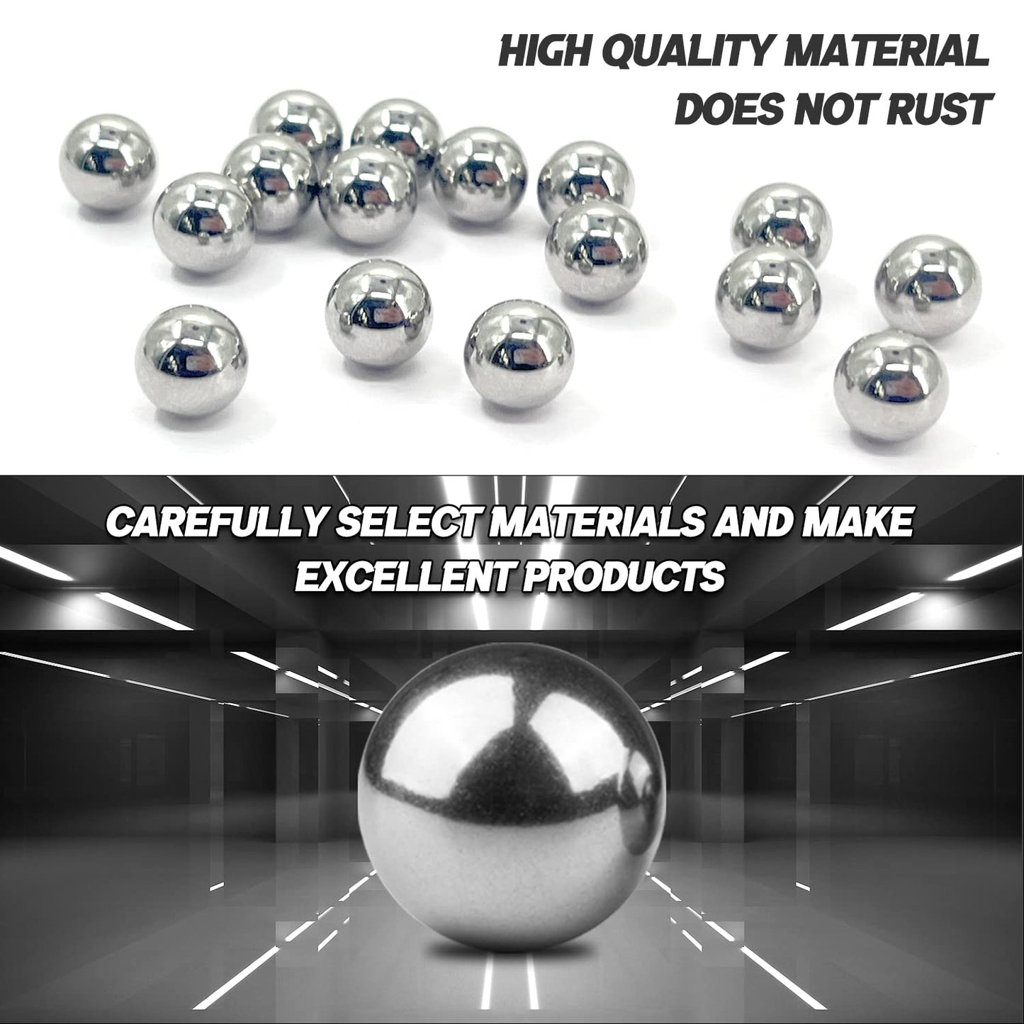 11mm Ball Bearing Solid Steel Bearing Balls Precision Balls - 200 Pieces
