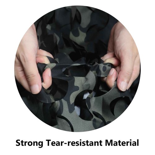 GRVCN Camo Netting Camouflage Net, Bulk Roll Sunshade Mesh Nets for Hunting Blind Shooting Military Theme Party Decorations