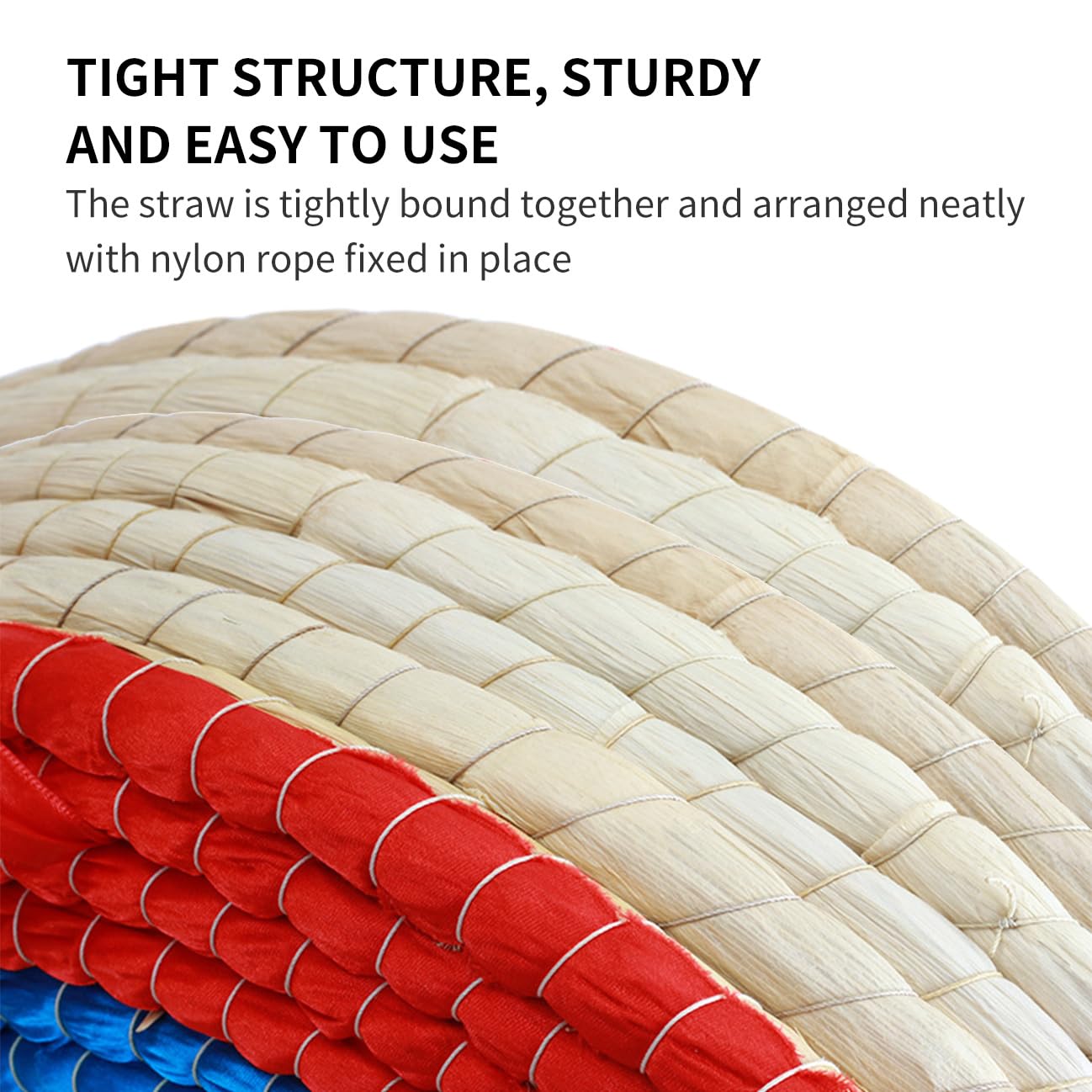 Cifupy Traditional Hand-Made Archery Target 7 Layers Straw Archery Target,Arrow Target for Recurve Bow Longbow for Outdoor Hunting Shooting Practice Archery (20 Inch Targets for Backyard)
