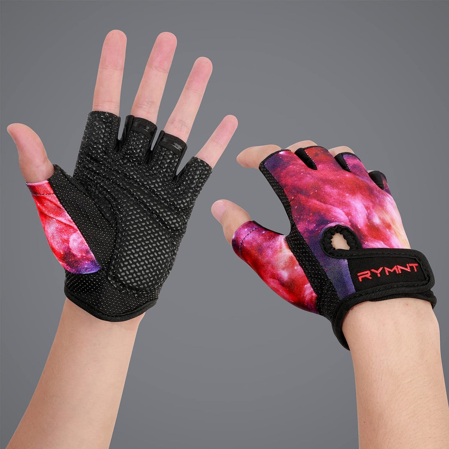 ZEROFIRE Workout Gloves for Women Men - Weight Lifting Gloves with Full Palm Protection & Extra Grip for Women Gym, Weightlifting, Weight Lift, Rowing, Exercise, Sport, Cycling.Galaxy-XSmall