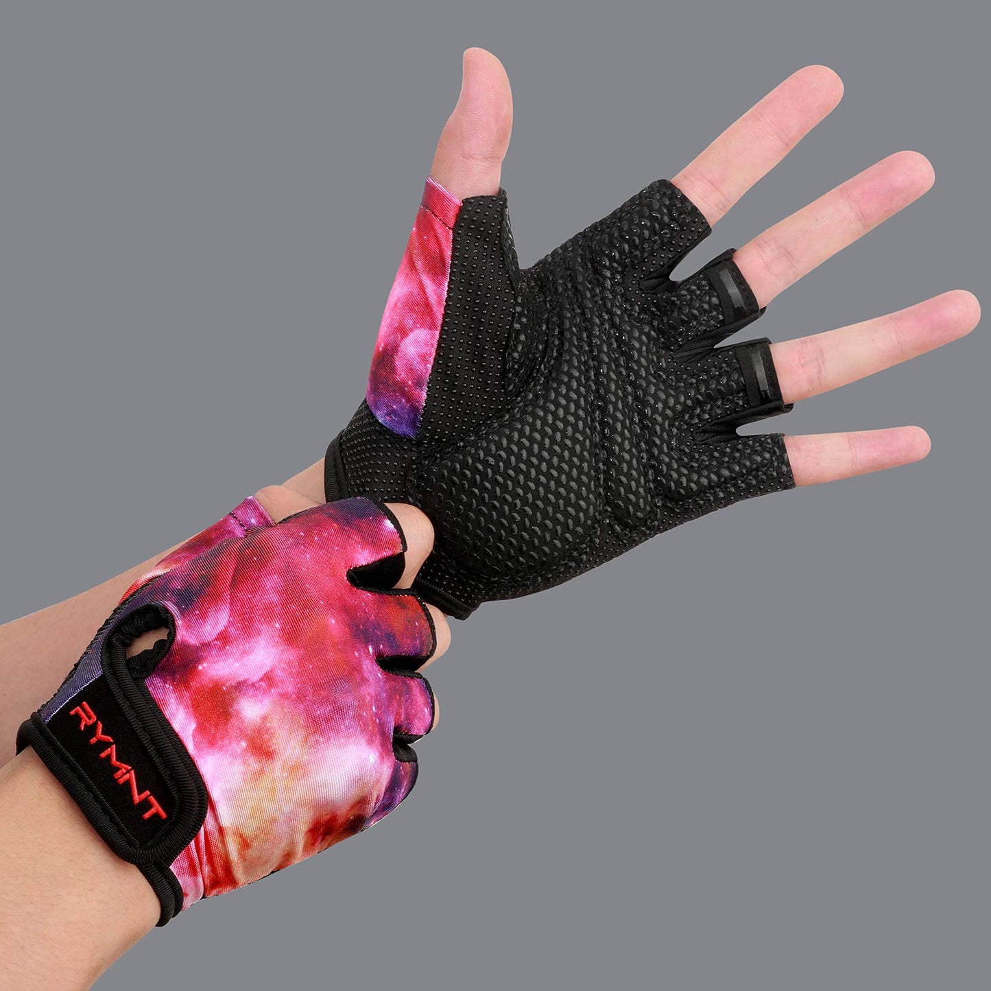 ZEROFIRE Workout Gloves for Women Men - Weight Lifting Gloves with Full Palm Protection & Extra Grip for Women Gym, Weightlifting, Weight Lift, Rowing, Exercise, Sport, Cycling.Galaxy-XSmall