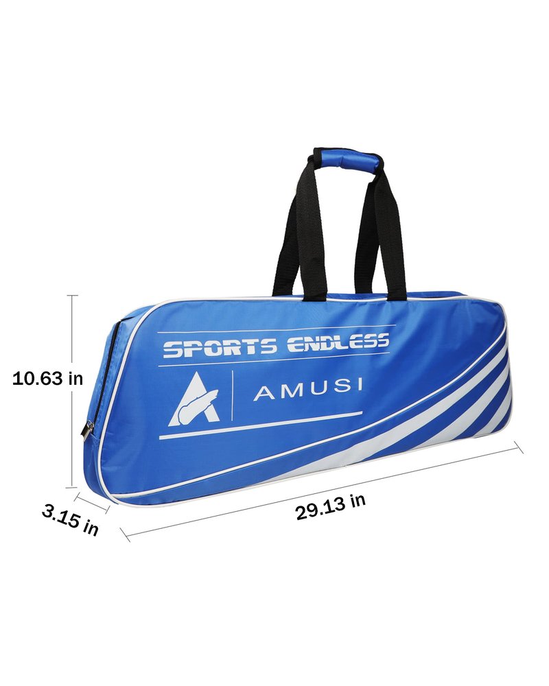Badminton Bag - Large Capacity Tennis Bag Organizer, Tennis/Badminton Racket Organizer Bag for 4 Racquet, Waterproof and Lightweight, for Kids, Youth