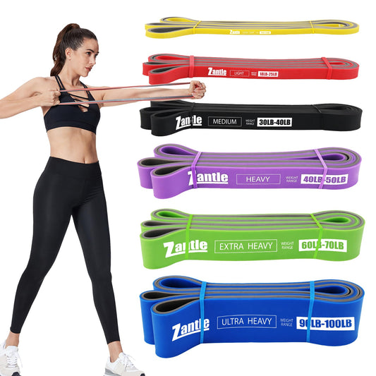 Pull Up Assistance Bands, Resistance Bands for Working Out, Pull Up Bands Set of Multi-Levels, Workout Bands for Men & Women, Fitness Bands Heavy Duty Band at Home & Gym