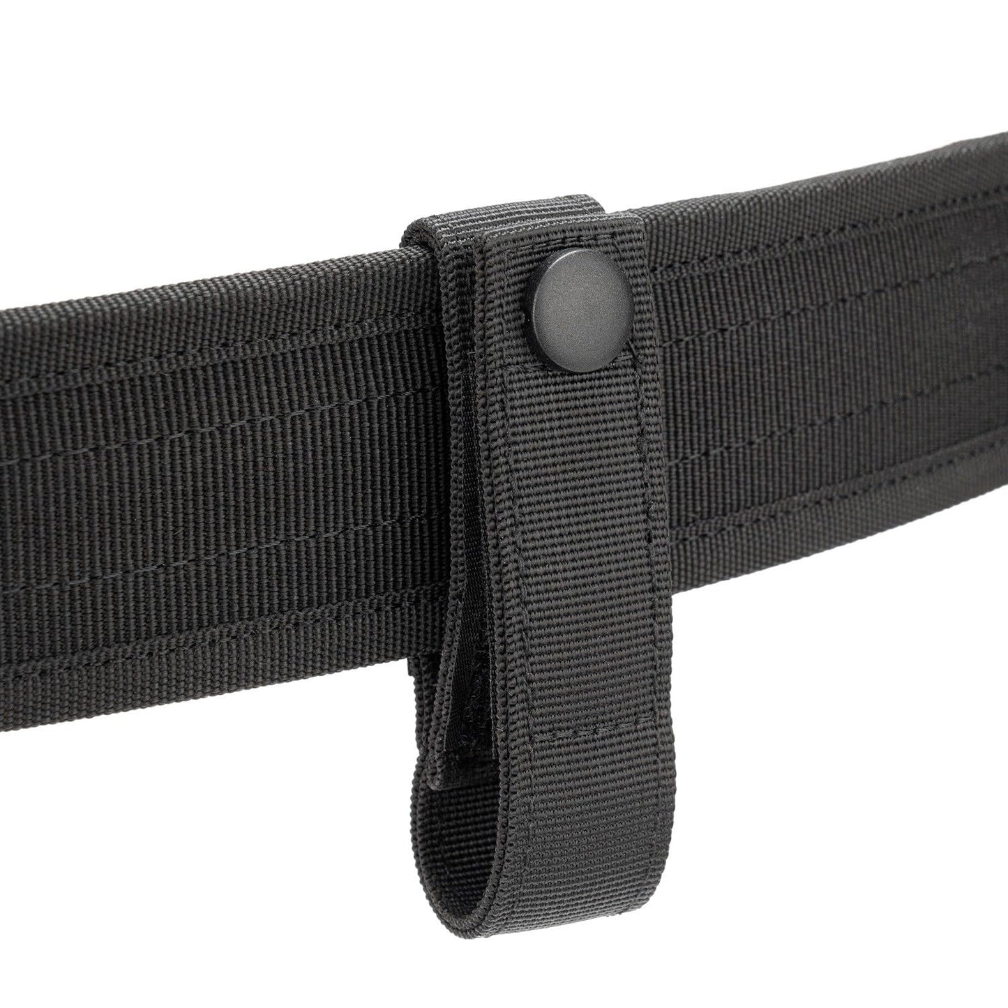 TACNEX Handcuff Strap w/Snap Closure Cuff Holder Nylon Keeper Chain/Hinged Cuffs Carrier Quick Release Clip Hook for ASP Handcuff Duty Belt (Nylon Strap with Copper Snap, 1 PCS)
