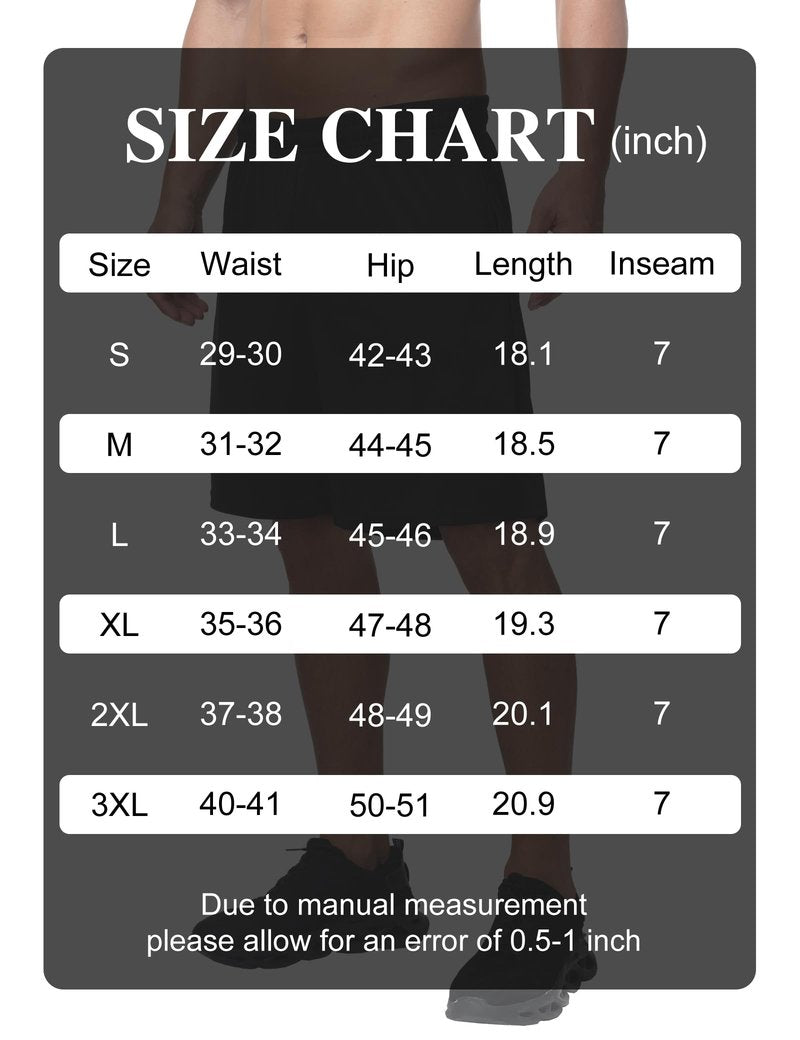 HOPLYNN 5 Pack Mens 7'' Gym Athletic Shorts with Pockets,Mesh Basketball Quick Dry Workout Shorts for Running Activewear 2 Black 2 Grey 1 Blue Large