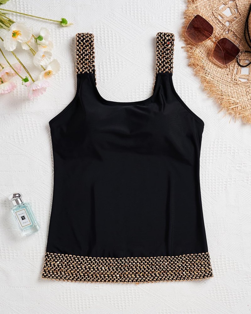 Aqua Eve Tankini Top for Women - Tummy Control Swimwear | Plus Size Available