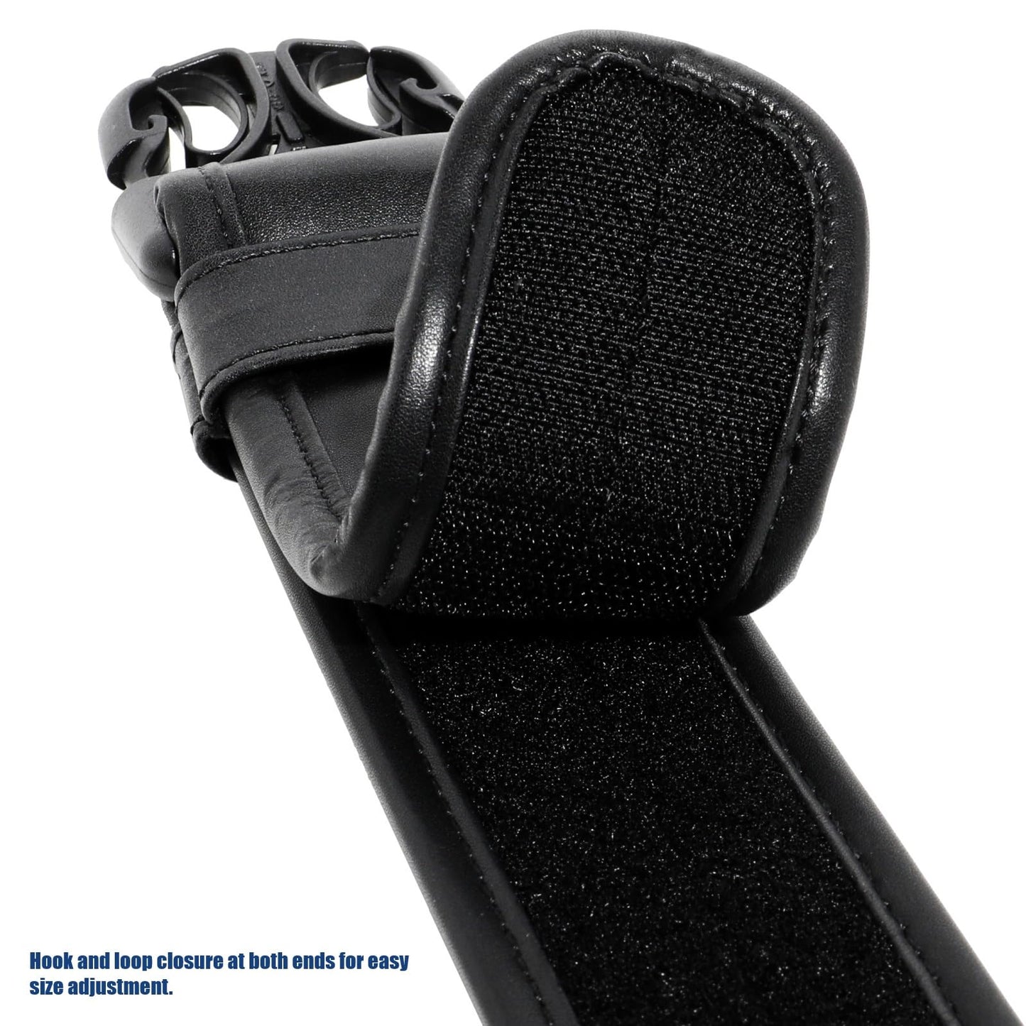 Dotacty Plain Black Police Duty Belts Law Enforcement Sheriff Security Work 2" Outer Belt w/Loop Lining Tri-Release Buckle 4 Keepers M