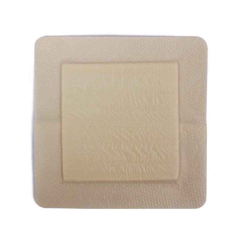 Medpride Adhesive Silicone Bordered Foam Wound Dressing Pads- 6 inches by 6 inches, 10 Pack-Trauma Bandaging for Ulcers, Post Op Wounds, Injuries- Individually Wrapped-Sterile, Pain-Free Removal