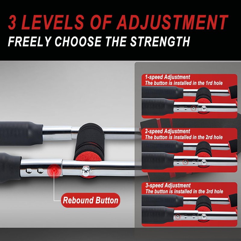 HELISAN Twister Arm Trainer, 60-110lb Adjustable Chest Workout Equipment - Arm Trainer for Men - Portable Chest Trainer, Shoulders & Forearms Muscle Training Exercise Equipment for Men Women