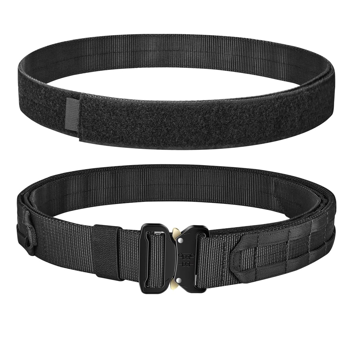 Vrose Flosi Quick Release Buckle EC MOLLE Utility Belt 2in1 Tactical Heavy Duty Gun Belt Law Enforcement for Men Women