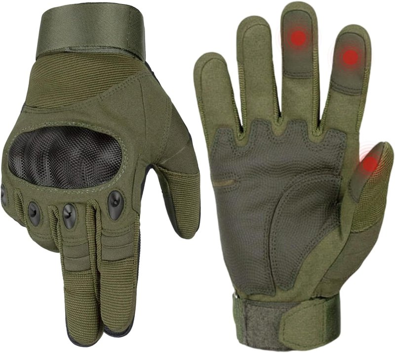 Utility Gloves for Men - Motorcycle Touchscreen Riding Gloves | Breathable & Lightweight for Cycling Sports
